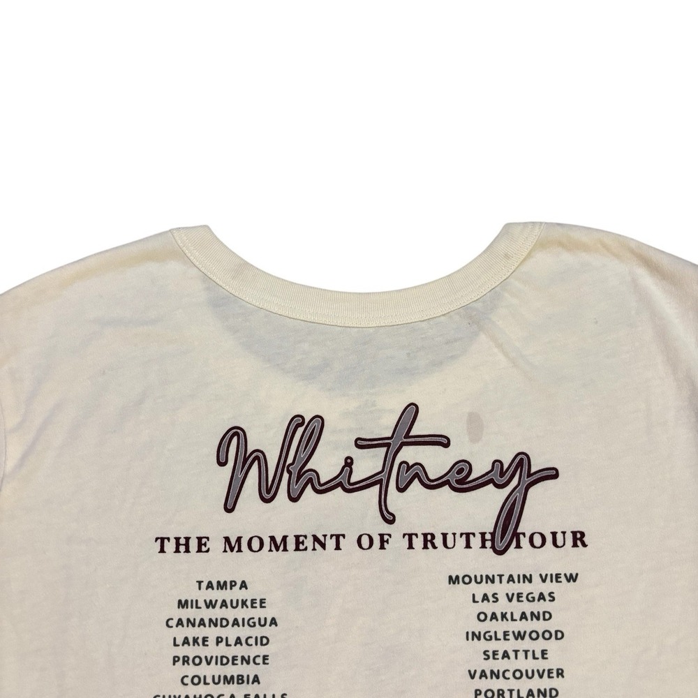 Whitney Houston The Moment Of Truth Tour World Tour '87 T-Shirt Womens‎ XXL - Picture 7 of 9